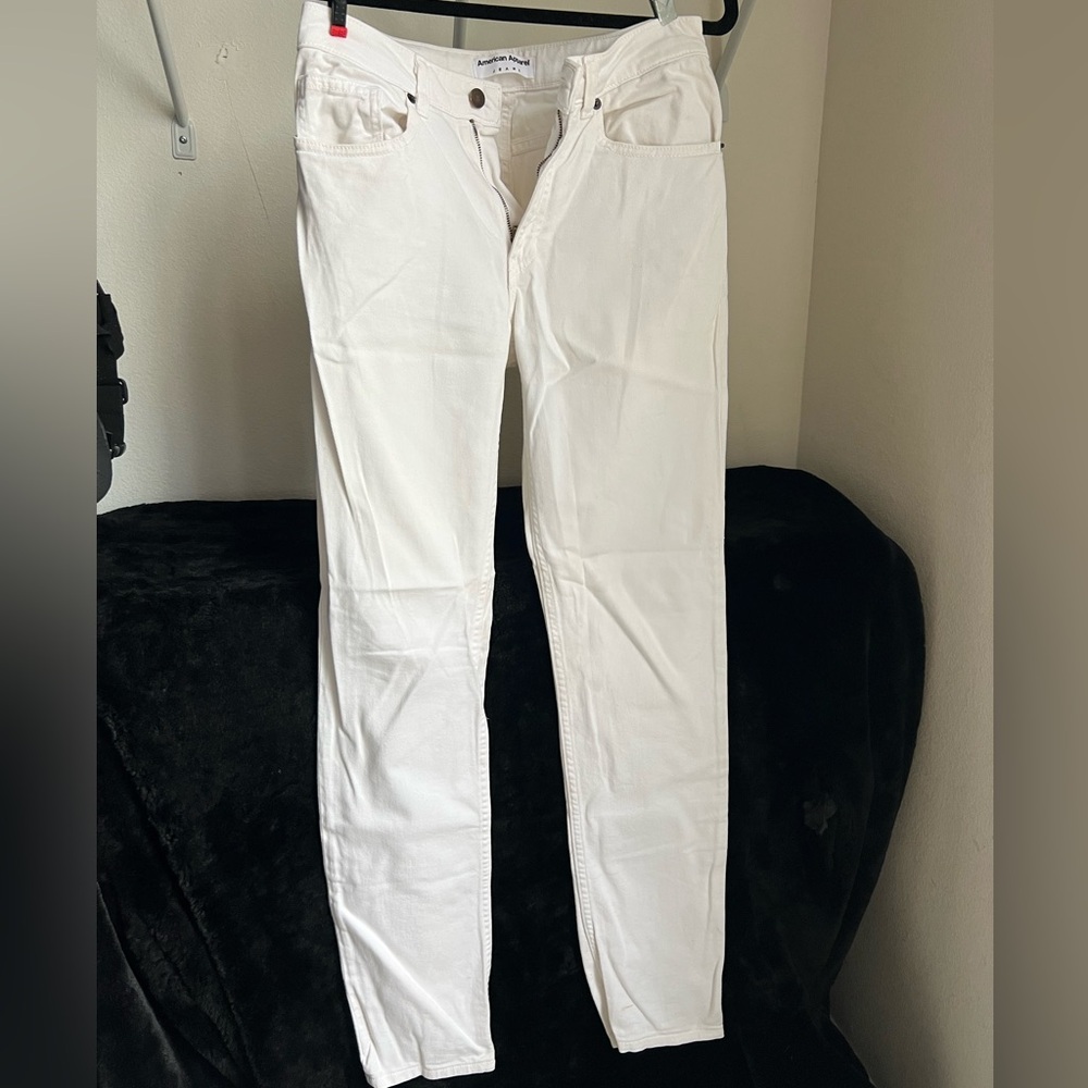 American Apparel White Jeans